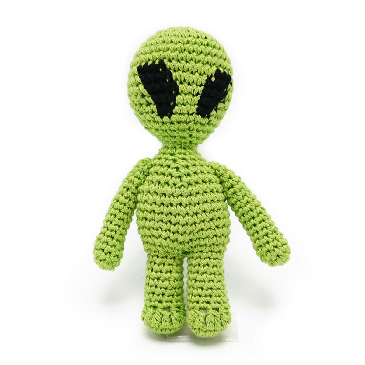 Alien Crochet Dog Toy by Dogo - Green