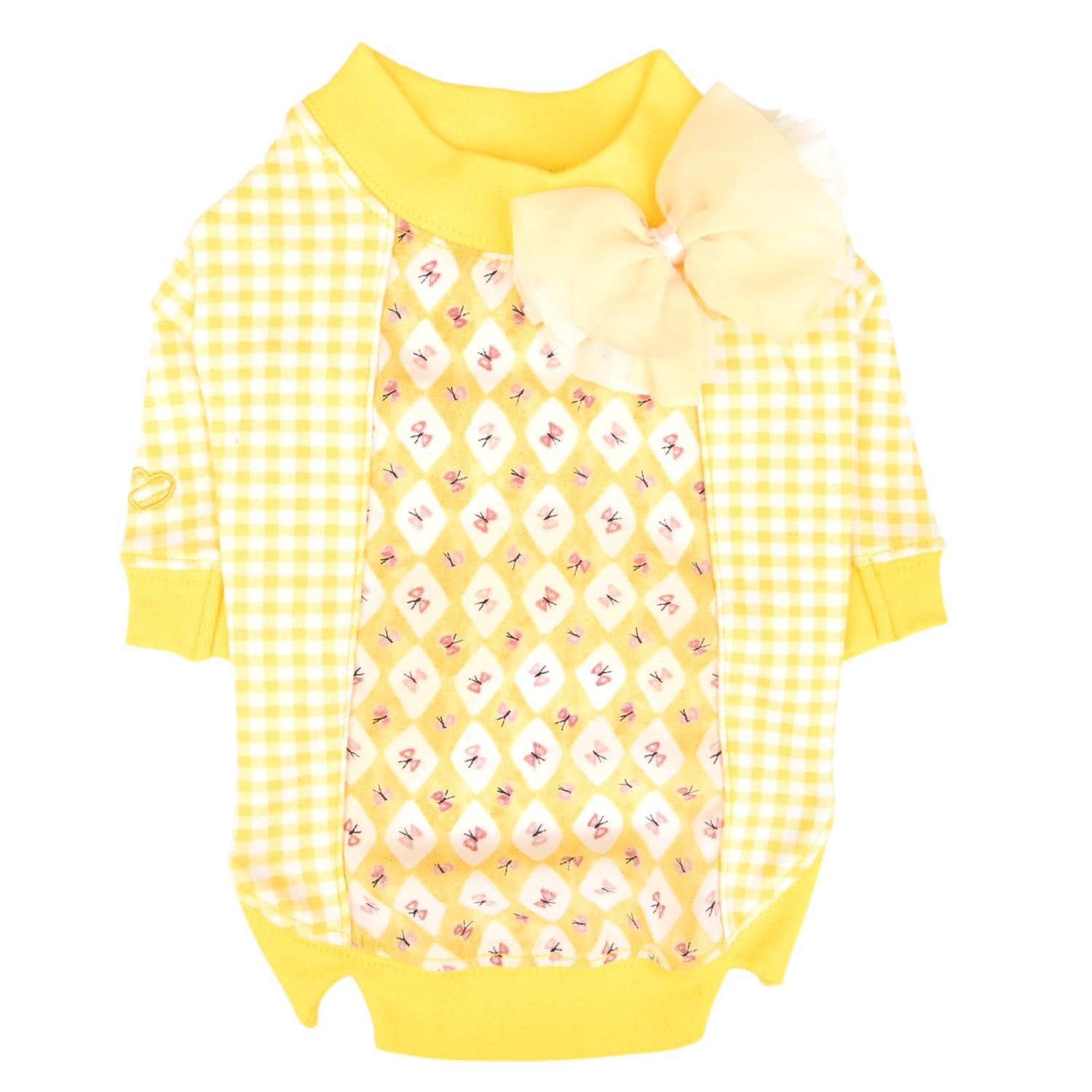 Alaia Dog Shirt by Pinkaholic - Yellow