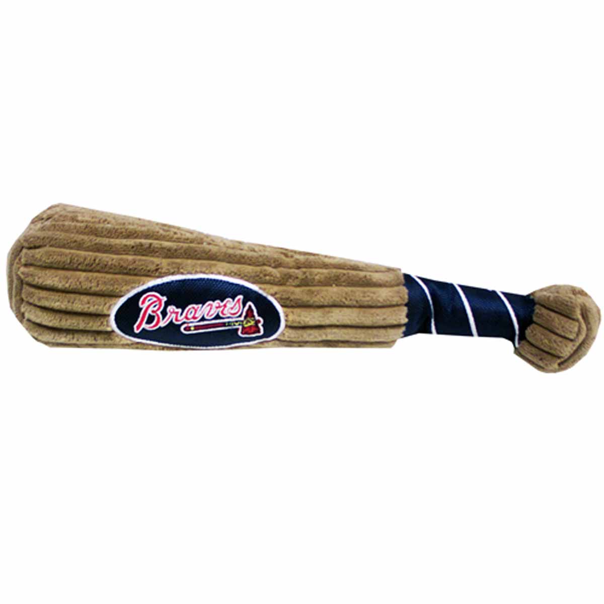 Atlanta Braves Plush Baseball Bat Dog Toy