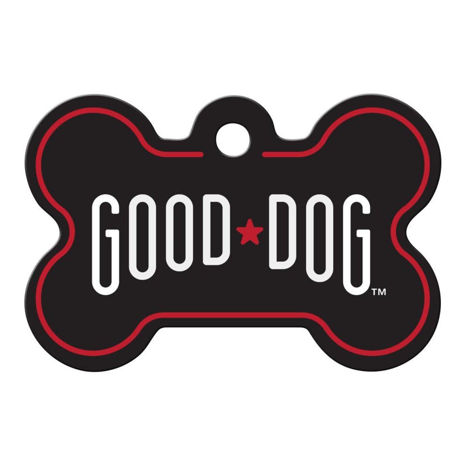 Good Dog Bone Large Engravable Pet I.D. Tag