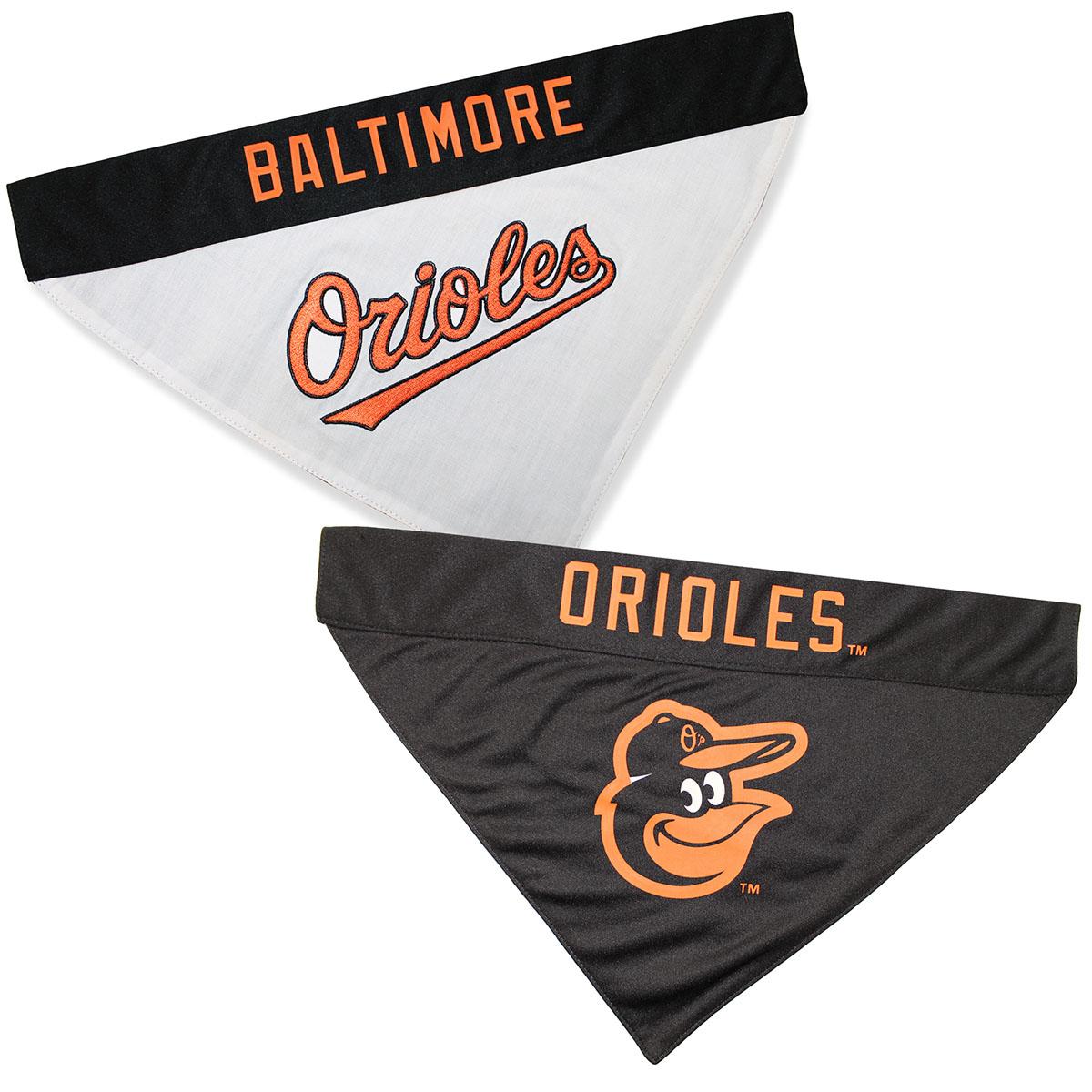 Baltimore Orioles Reversible Dog Bandana Collar Slider