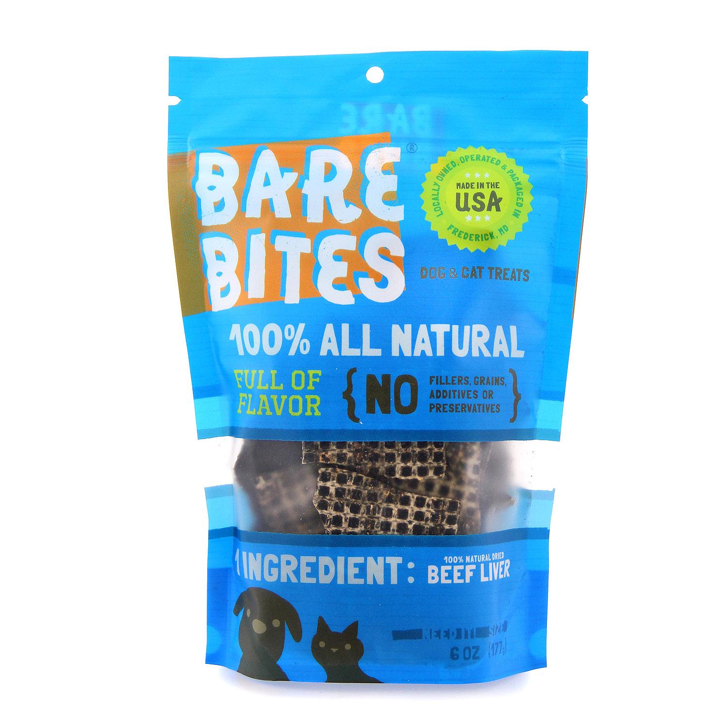 Bare Bites Beef Liver Dog and Cat Treat