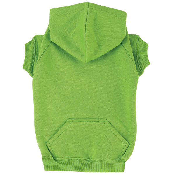 Zack & Zoey Basic Dog Hoodie - Parrot Green