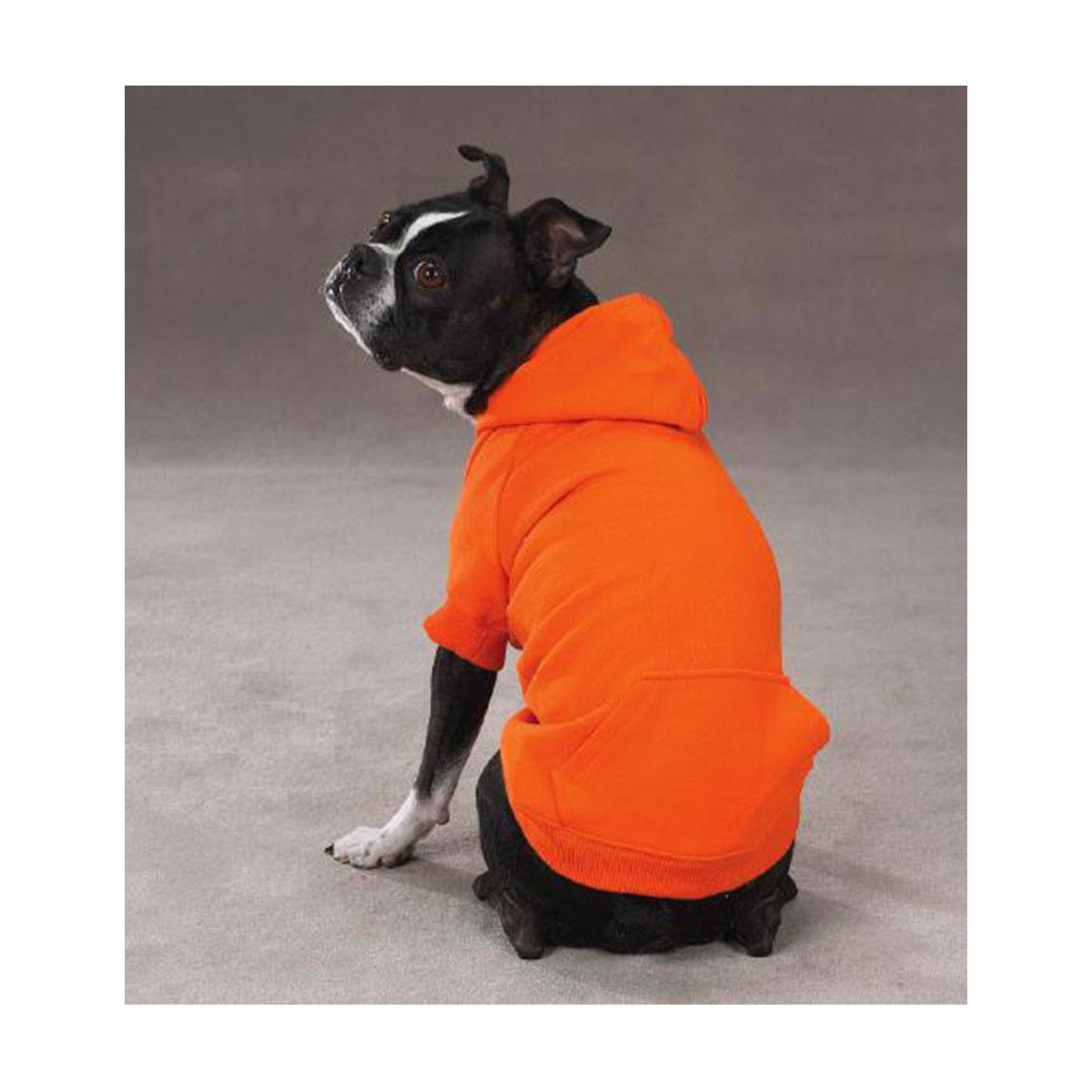 Zack & Zoey Basic Dog Hoodie - Vibrant Orange
