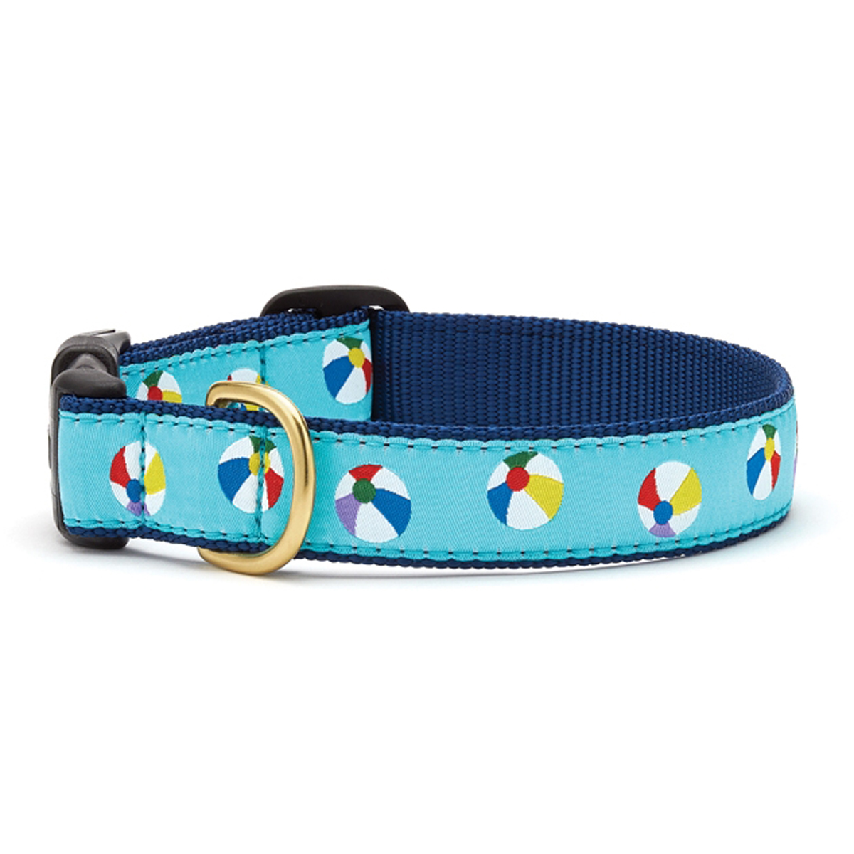 Beach Balls Dog Collar by Up Country