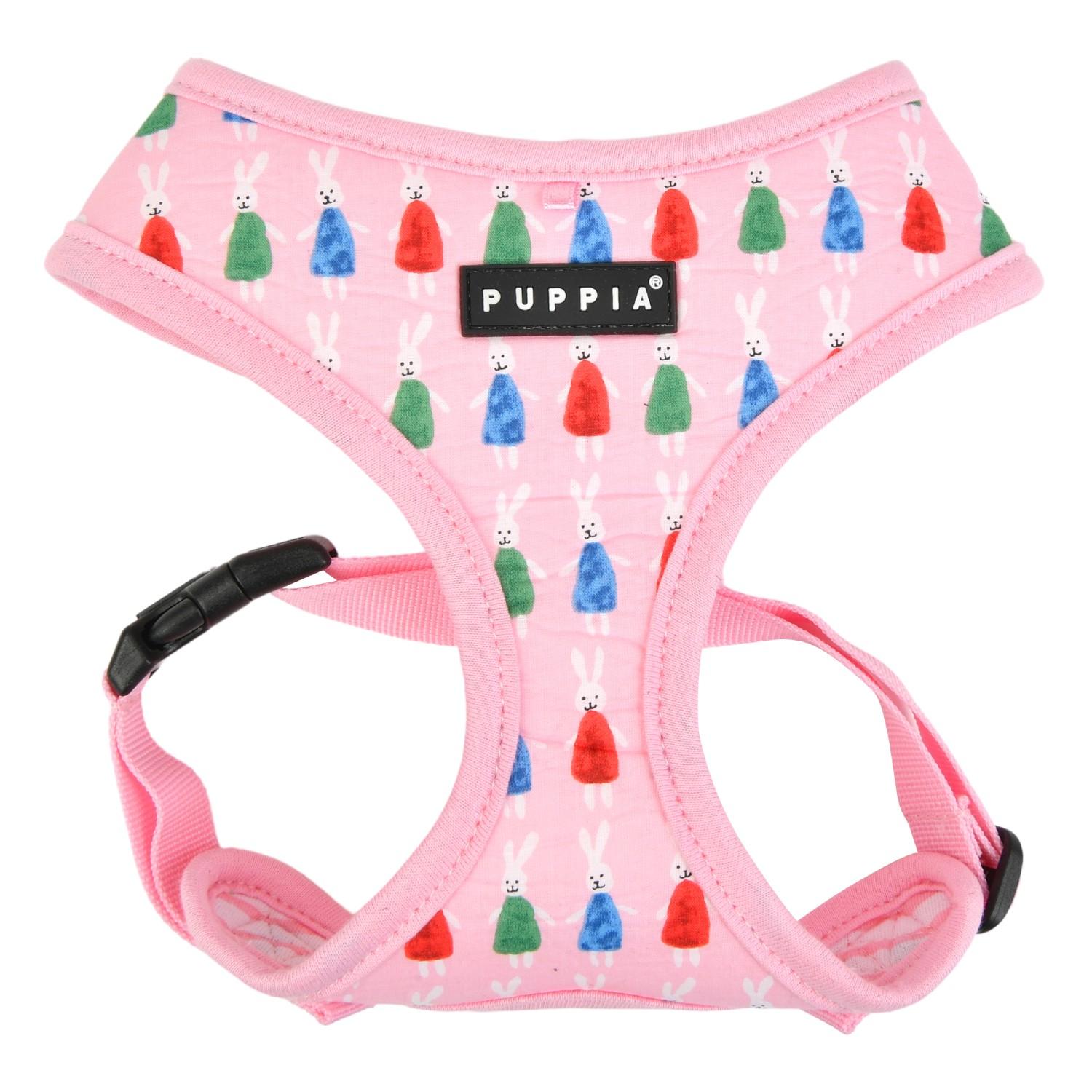 Mollie Adjustable Dog Harness by Puppia - Pink