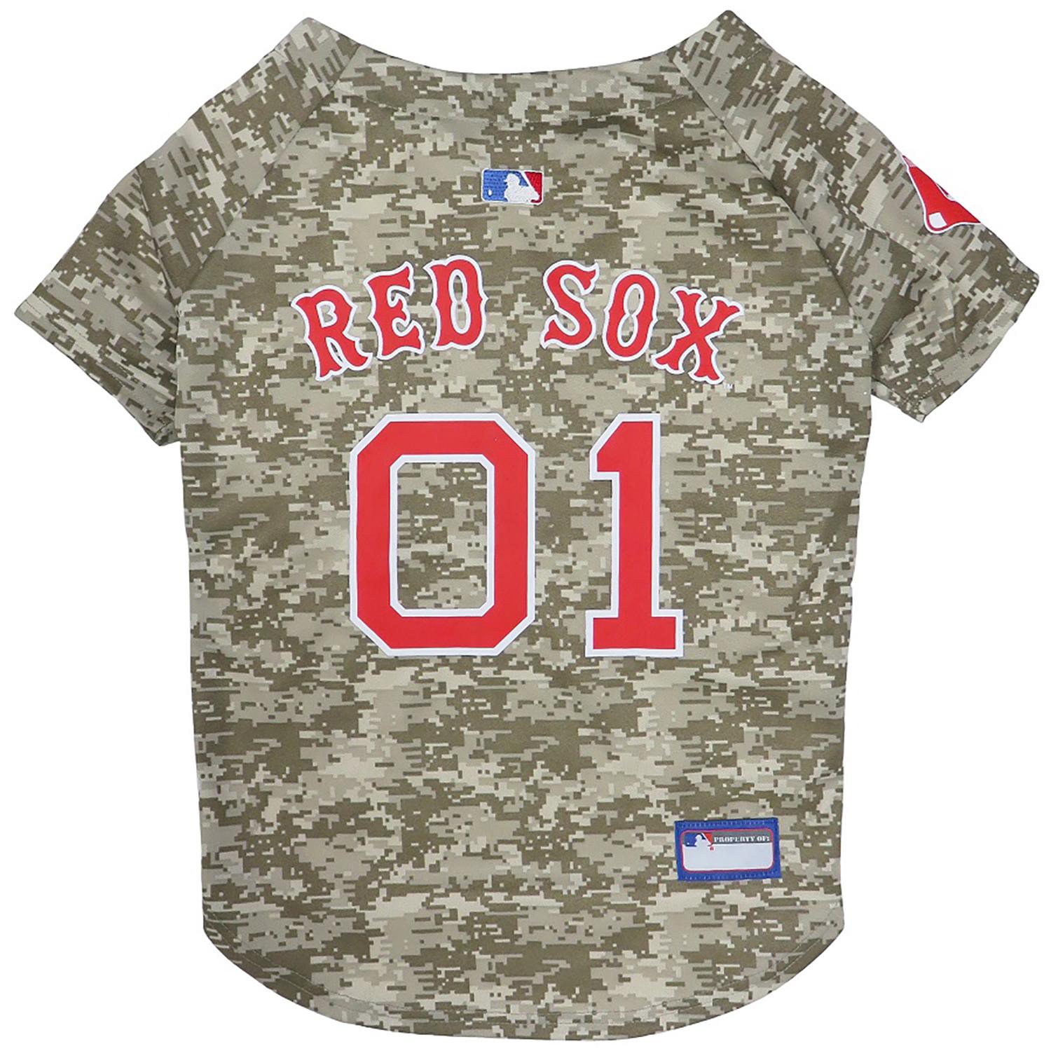 Boston Red Sox Dog Jersey - Camo