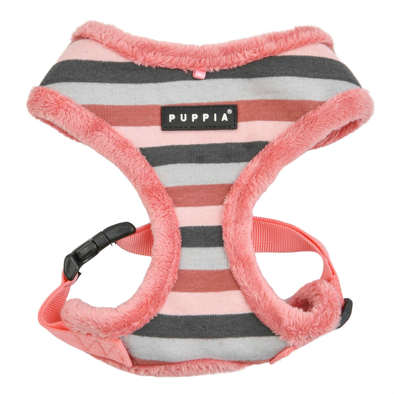 Bryson Basic Style Dog Harness By Puppia - Indian Pink
