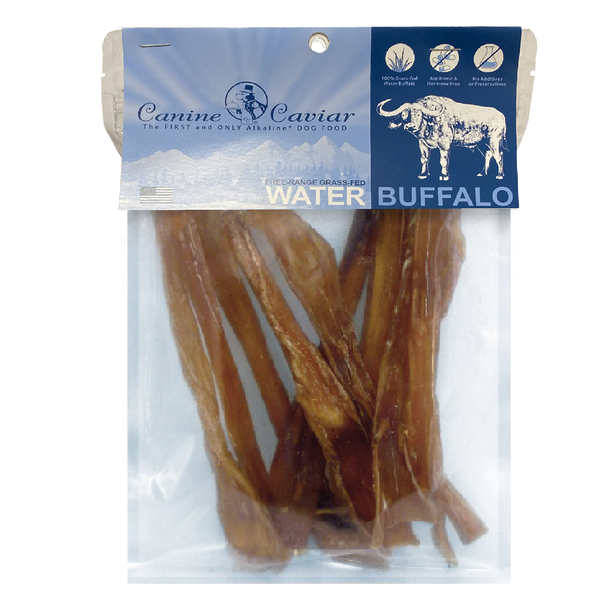 Canine Caviar Water Buffalo Toothpicks 6-Inch Dog Treats - 10-Pack