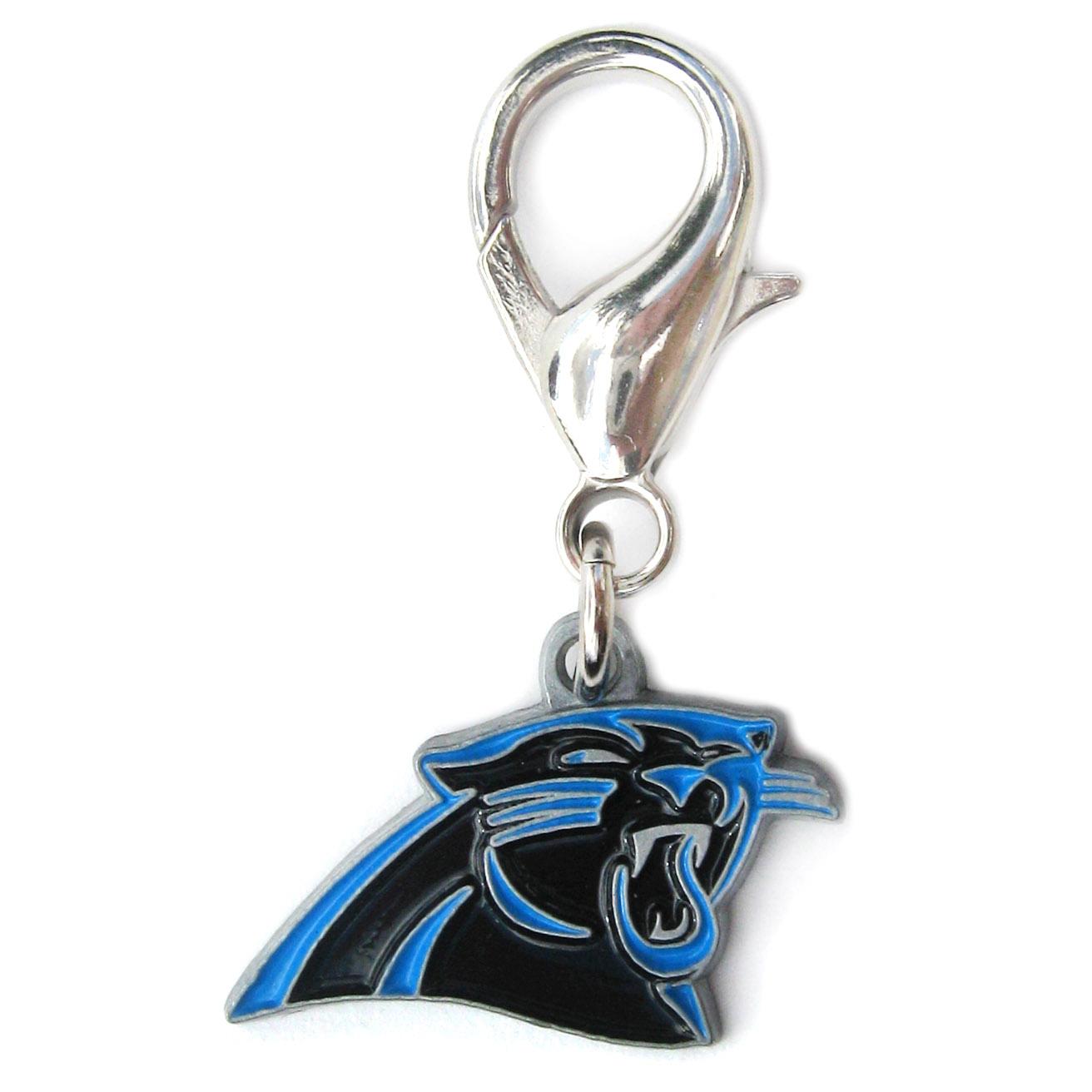Diva Dog Carolina Panthers Logo Dog Collar Charm