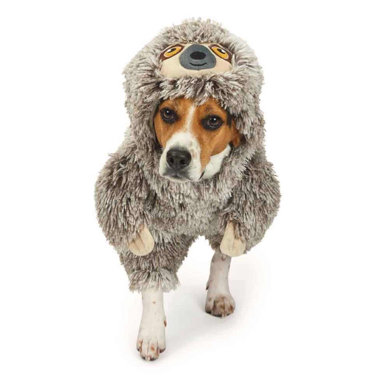 Casual Canine Halloween Sloth Front Face Dog Costume