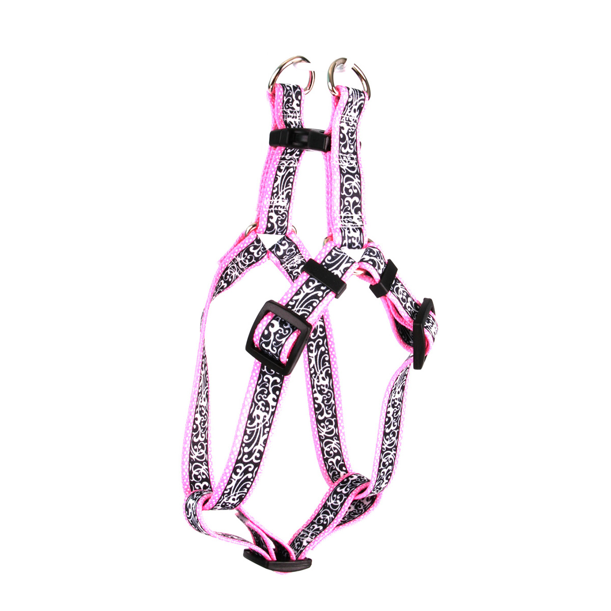 Chantilly Step-In Dog Harness by Yellow Dog - Pink