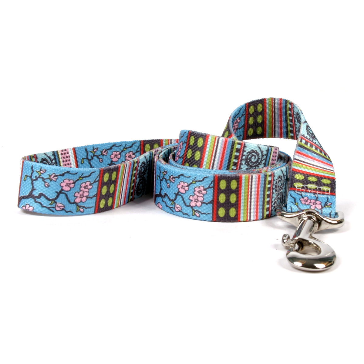 Cherry Blossoms Dog Leash by Yellow Dog