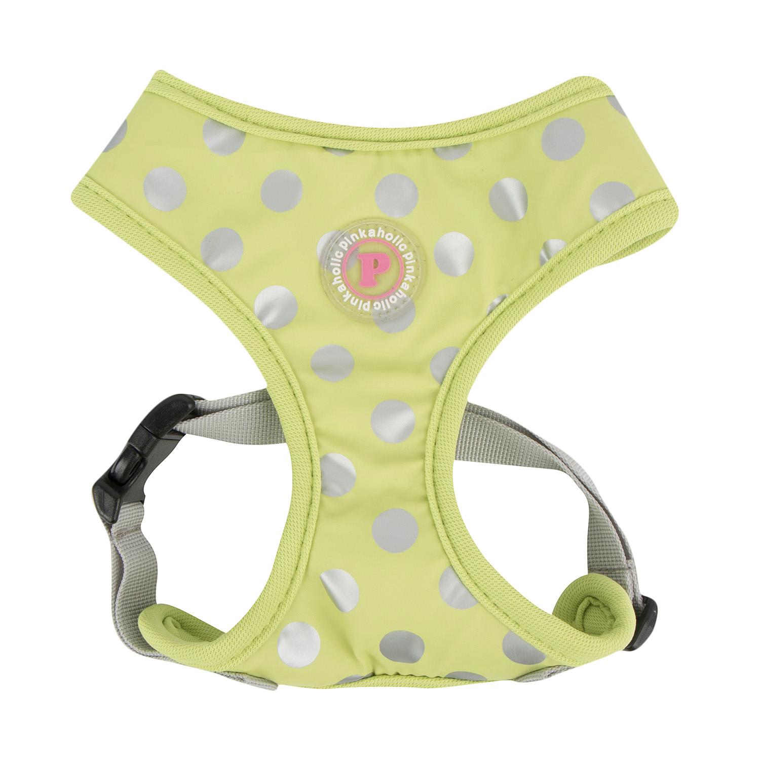 Chic Adjustable Dog Harness by Pinkaholic - Lime