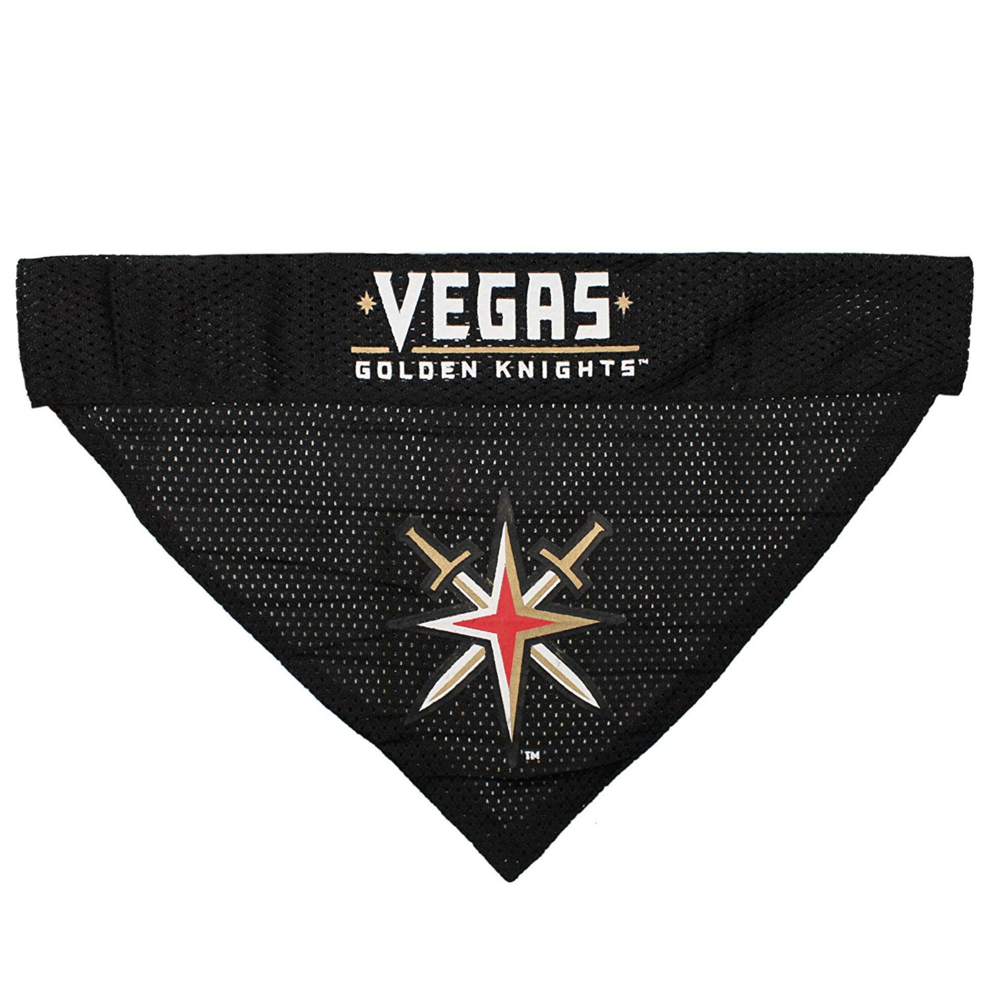 Las Vegas Golden Knights Reversible Dog Bandana Collar Slider