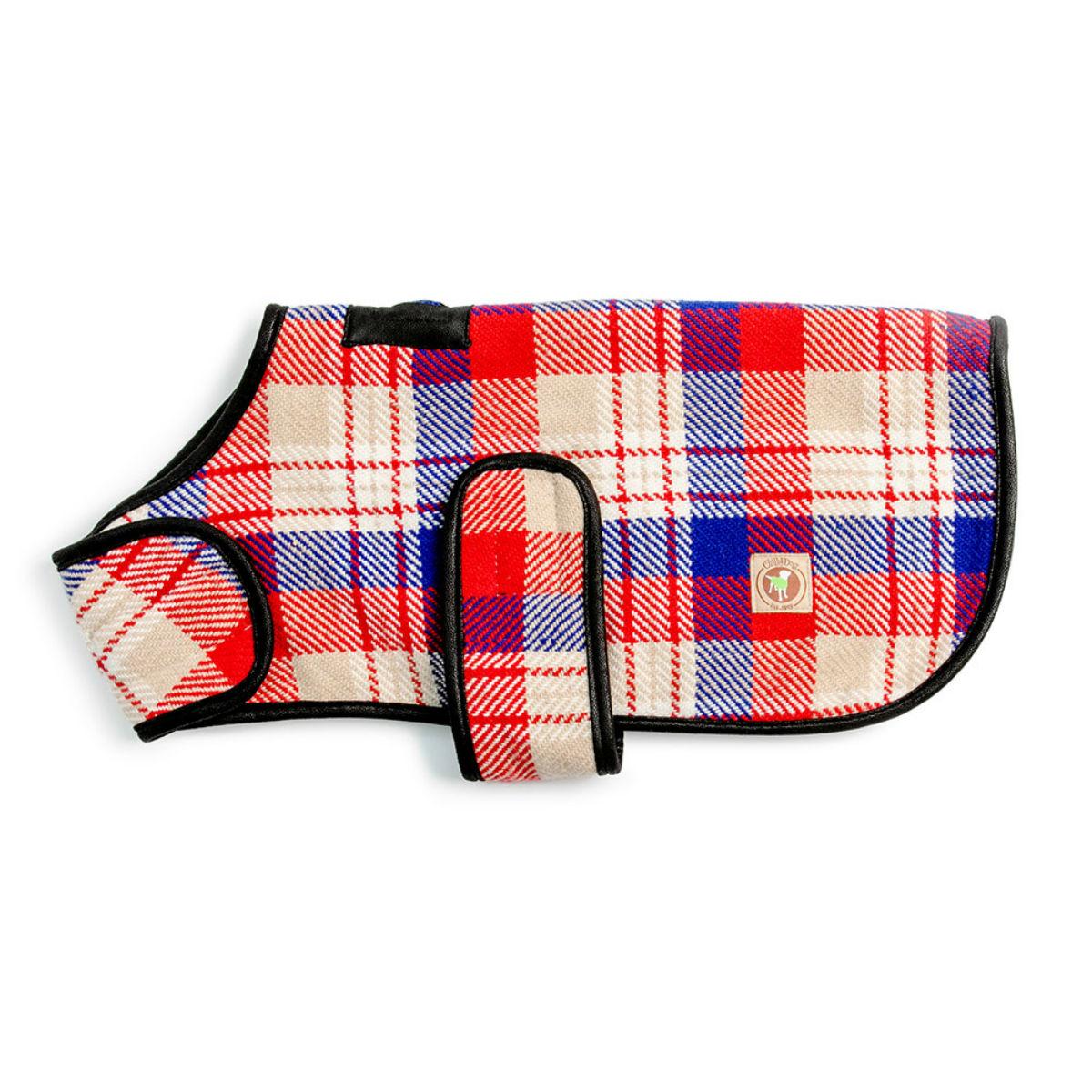 Chilly Dog Red Field Blanket Dog Coat