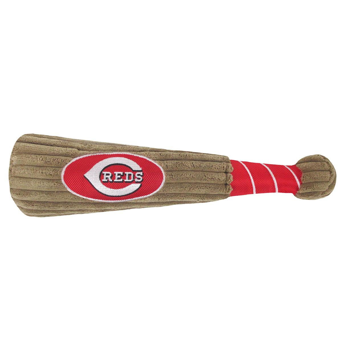 Cincinnati Reds Plush Baseball Bat Dog Toy