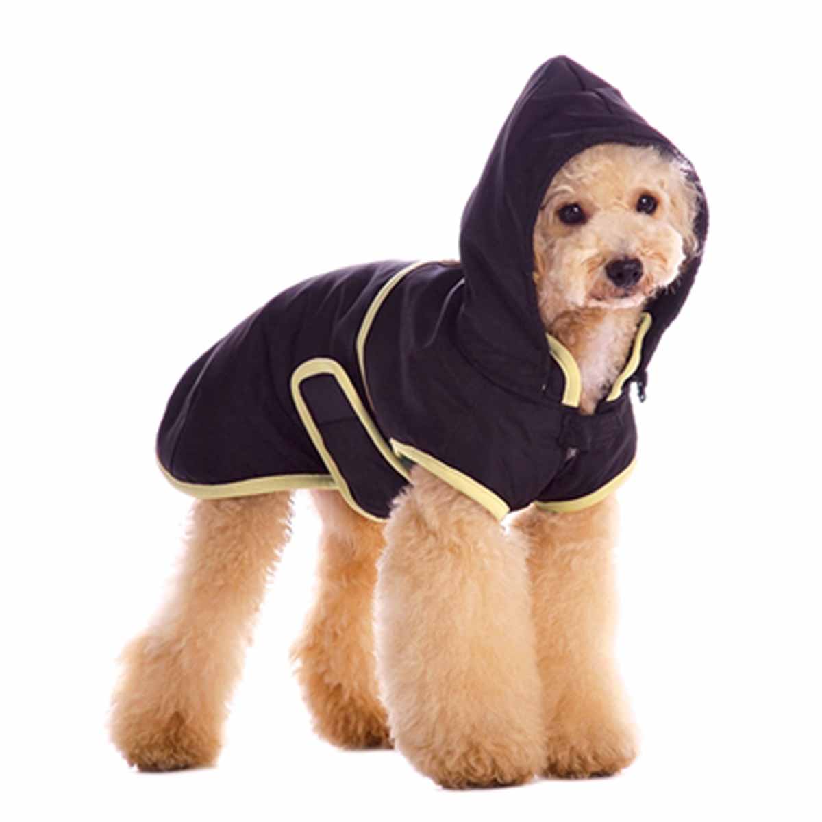 Classic Trench Dog Coat by Dogo - Black