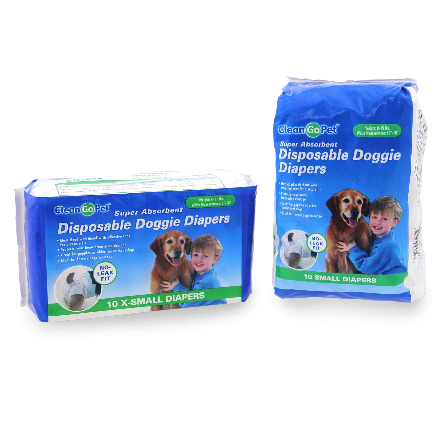 Clean Go Pet Disposable Doggie Diapers
