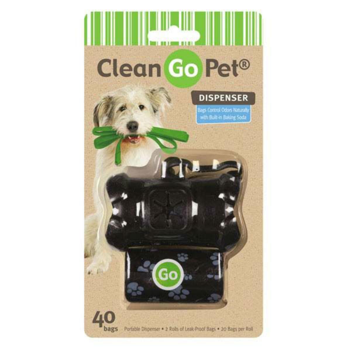Clean Go Pet Bone Waste Bag Holders - Black
