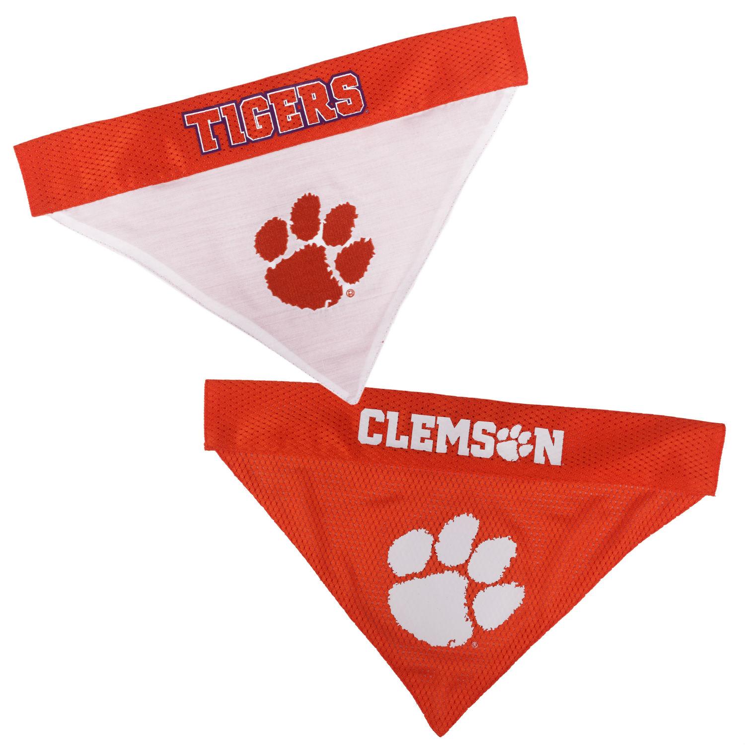 Clemson Tigers Reversible Dog Bandana Collar Slider