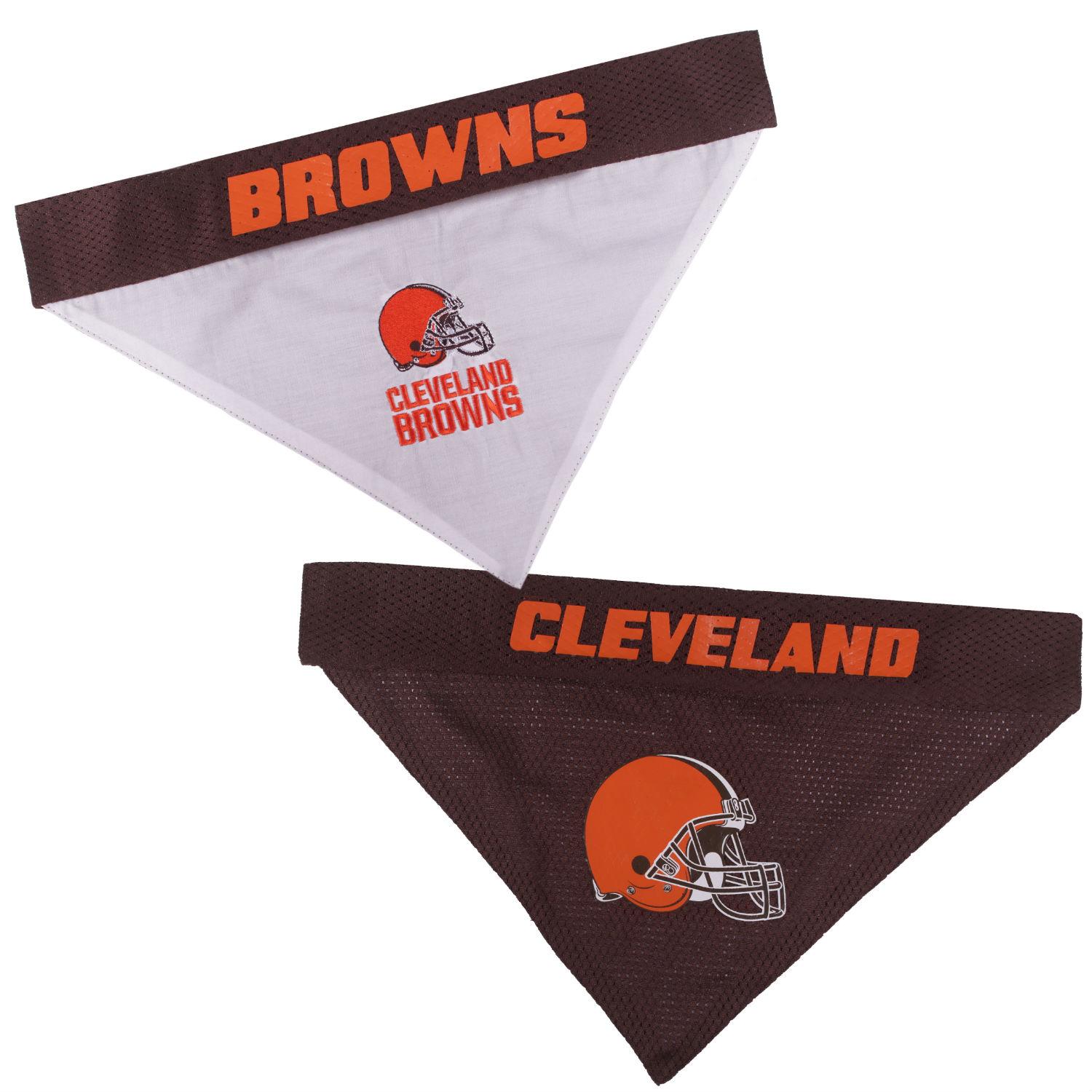 Cleveland Browns Reversible Dog Bandana Collar Slider