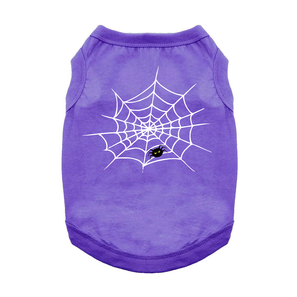 Cute Spider Halloween Dog and Cat Shirt - Purple