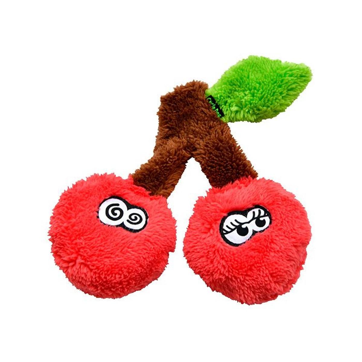 Cycle Dog Duraplush Cherries Dog Toy