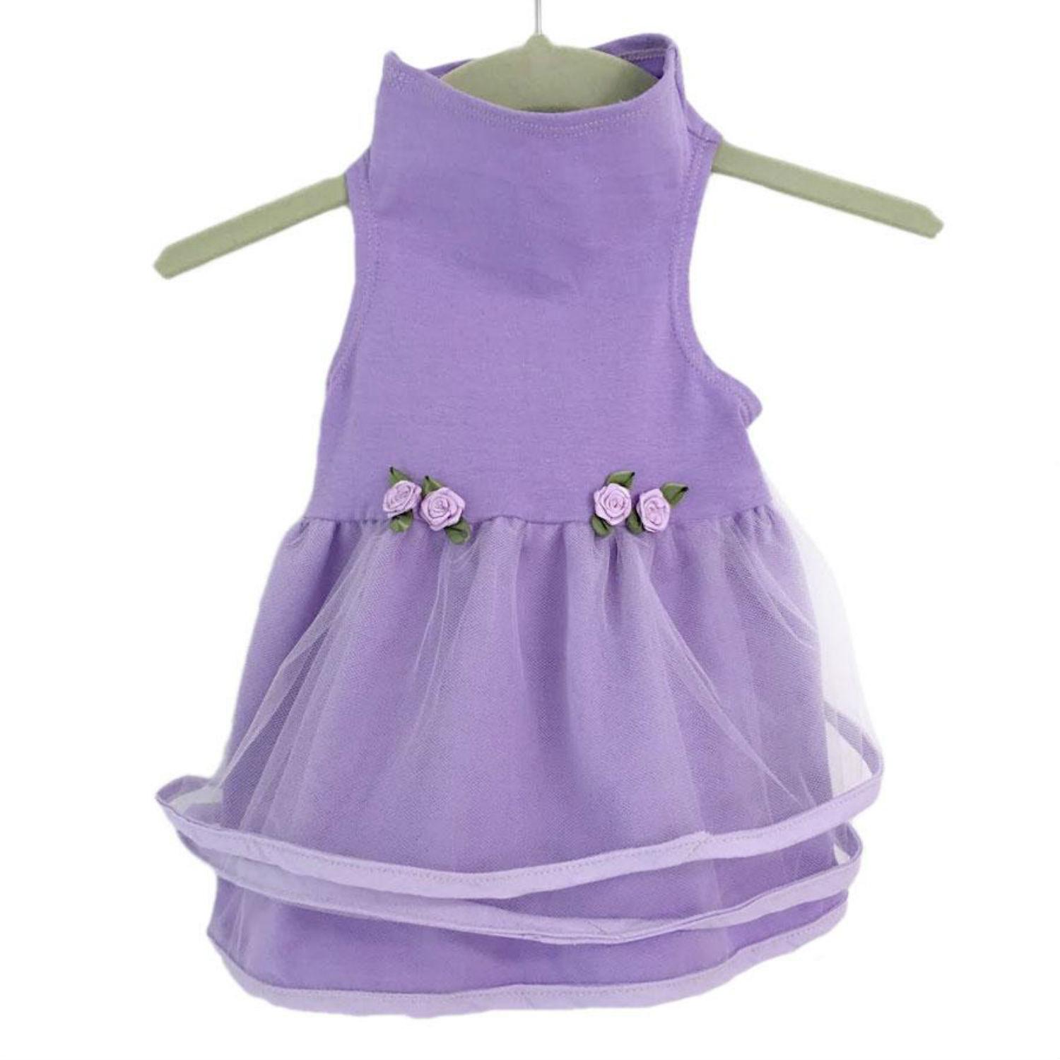 Daisy & Lucy Lilac Tulle Dog Dress