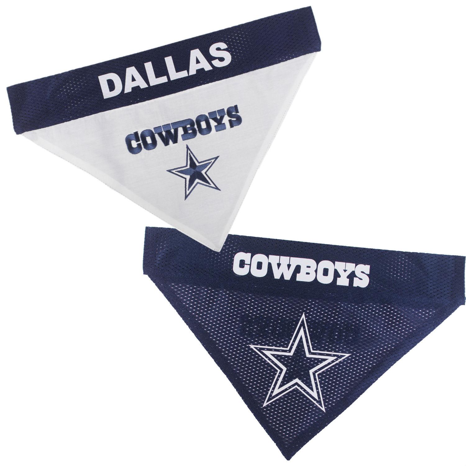 Dallas Cowboys Reversible Dog Bandana Collar Slider