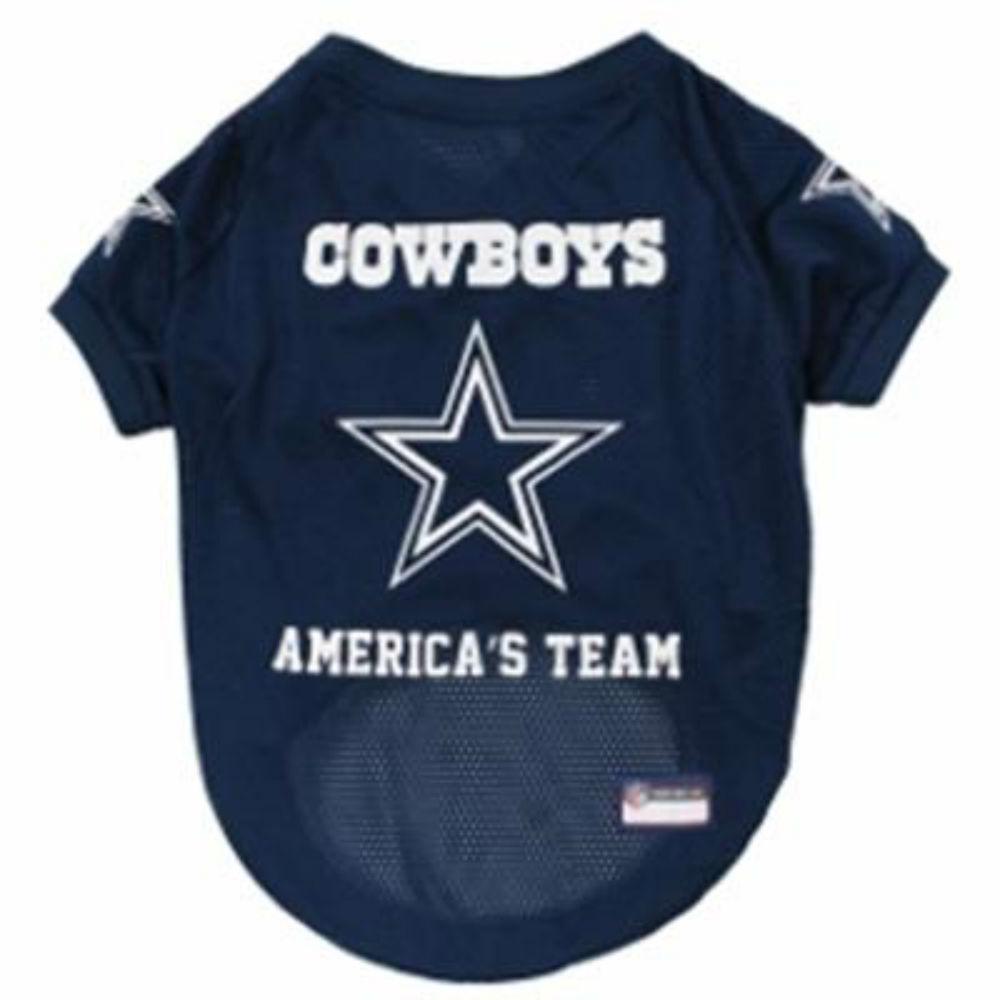 Dallas Cowboys Slogan Dog Jersey - America's Team