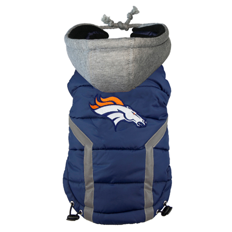 Little Earth Denver Broncos Dog Puffer Vest