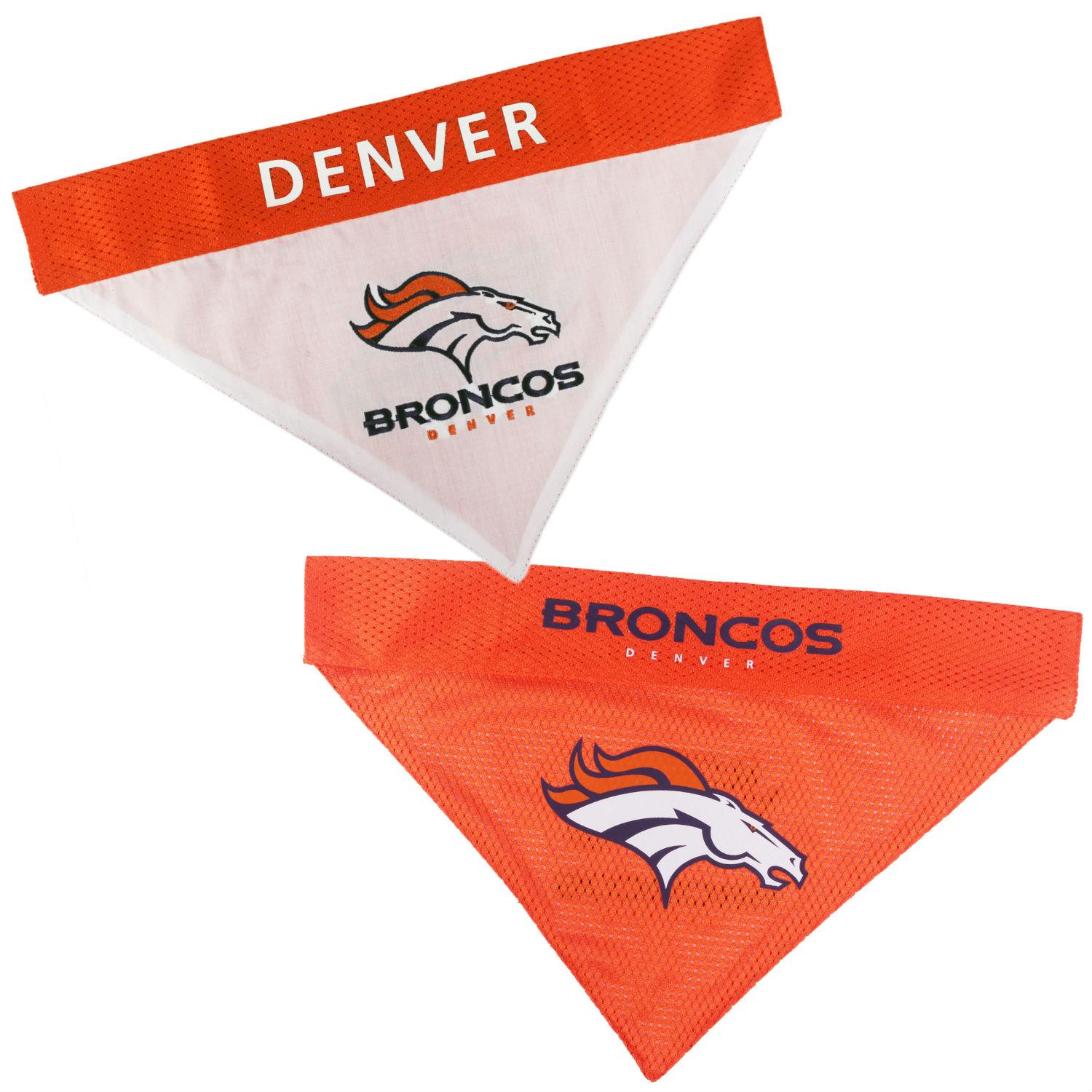 Denver Broncos Reversible Dog Bandana Collar Slider