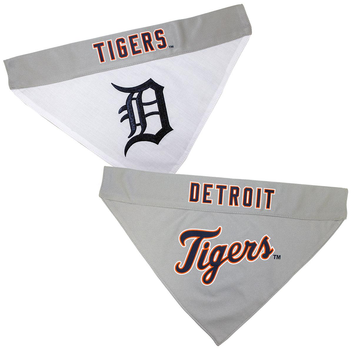 Detroit Tigers Reversible Dog Bandana Collar Slider