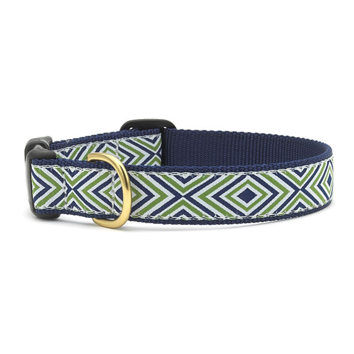 Diamond Stripe Dog Collar by Up Country