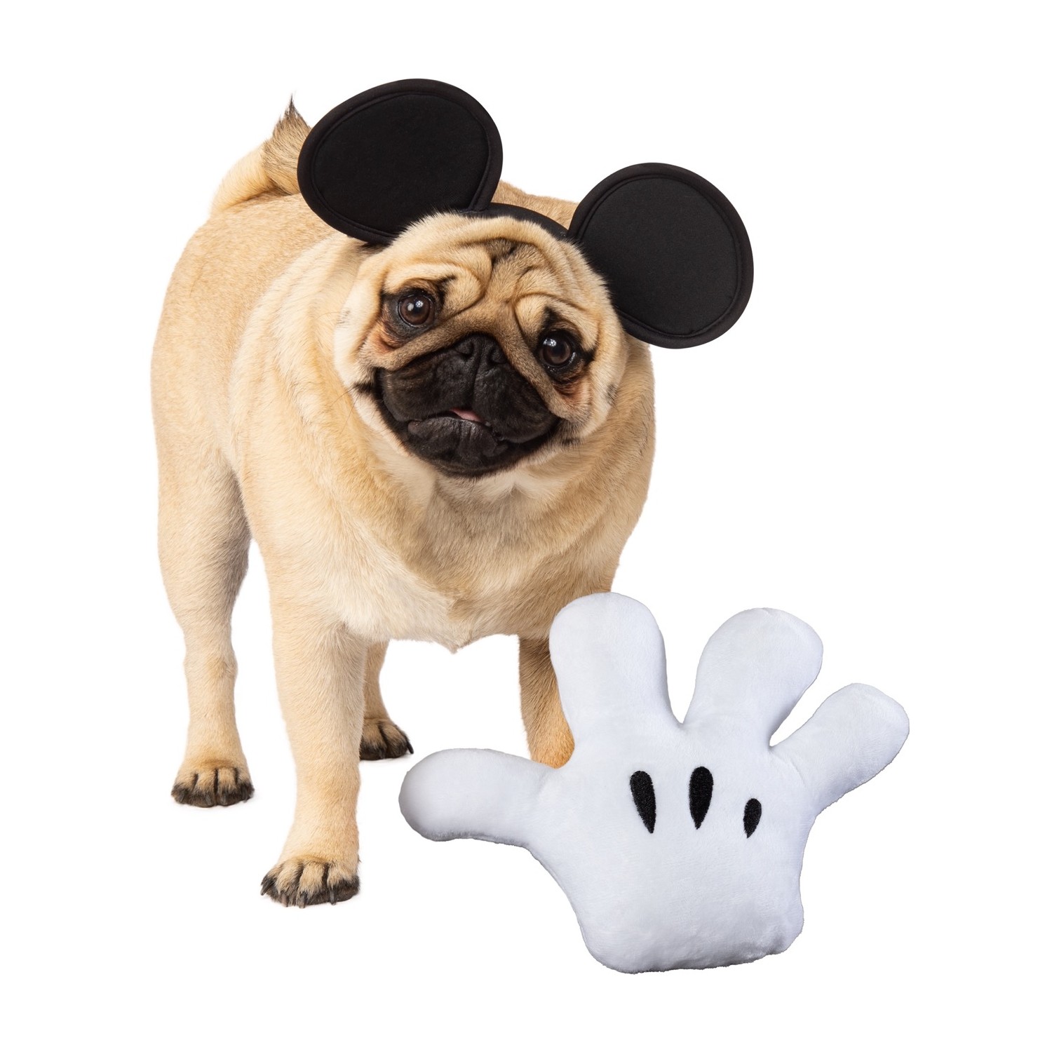 Disney Mickey Headpiece and Plush Dog Toy Bundle by Rubies