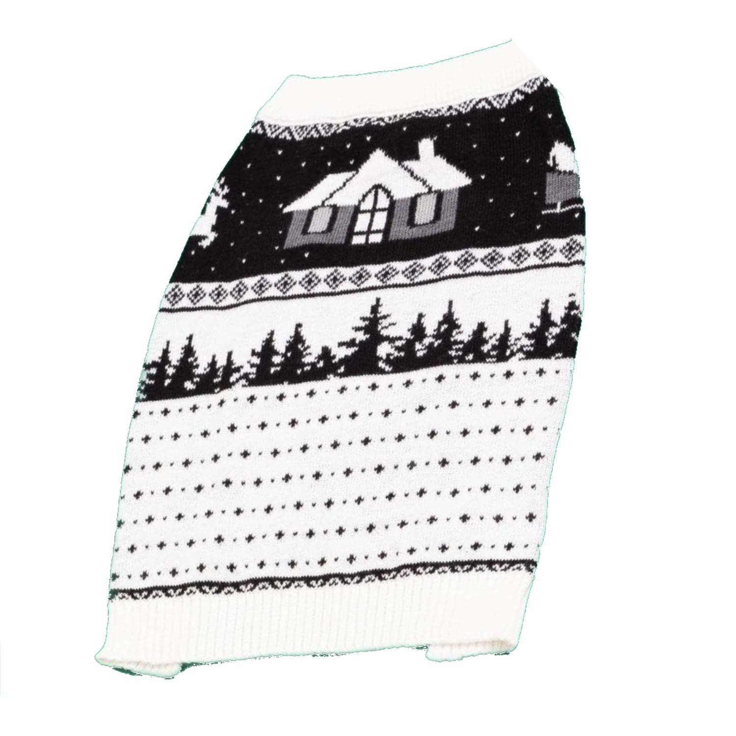 Dog Threads Holiday Cabin Dog Sweater