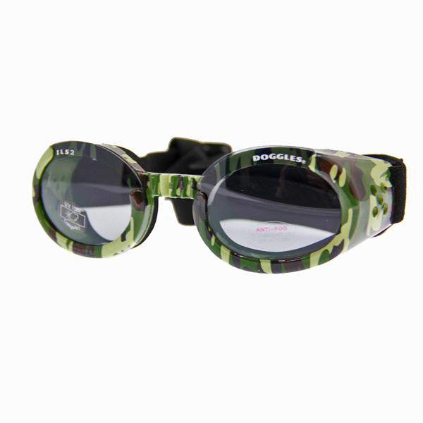 Doggles - ILS2 Green Camo Frame with Light Smoke Lens