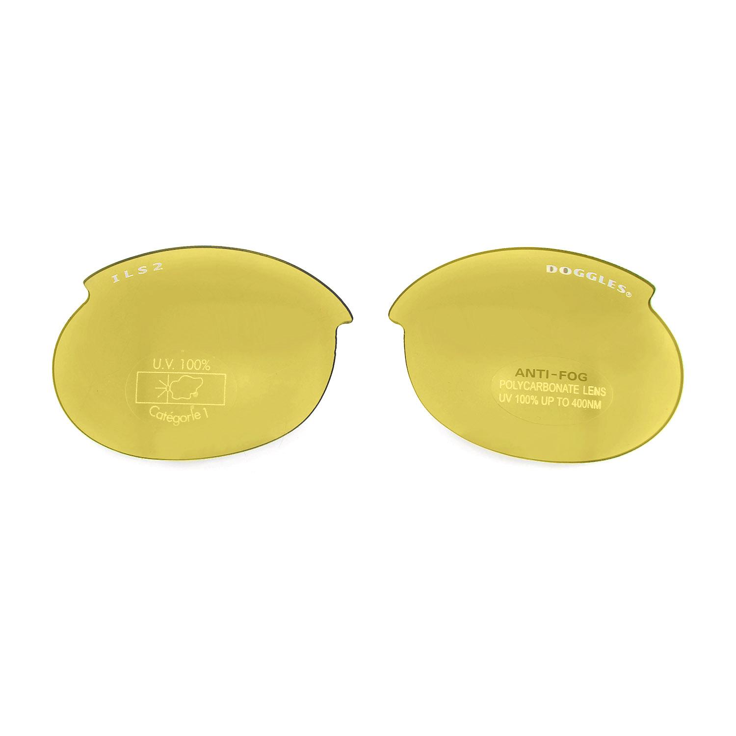 Doggles - Replacement ILS2 Lens Set - Yellow