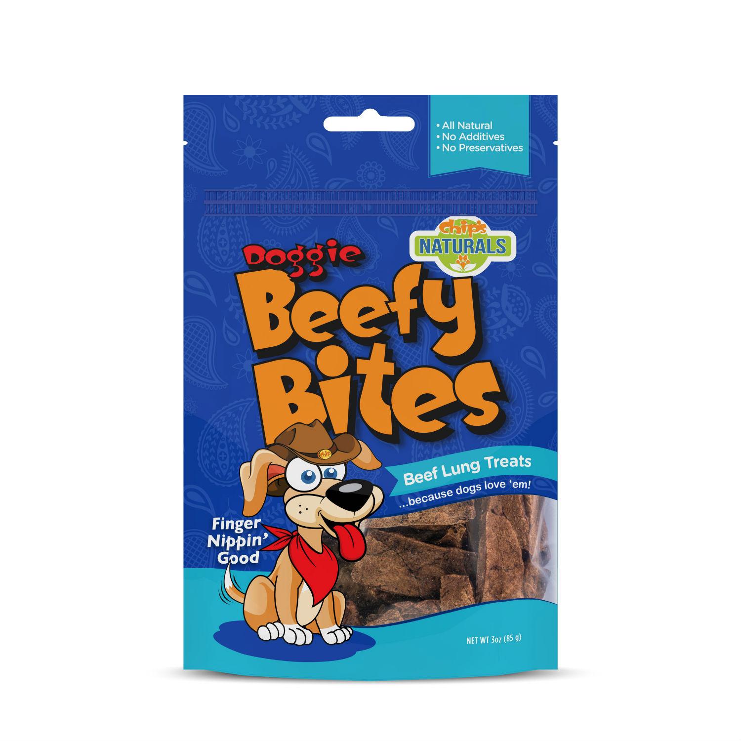 Chip's Naturals Doggie Beefy Bites Dog Treat