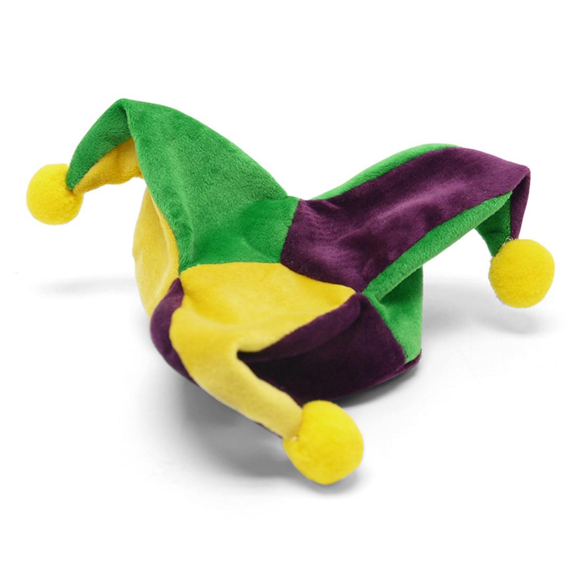 DOGO Joker Dog Hat - Mardi Gras