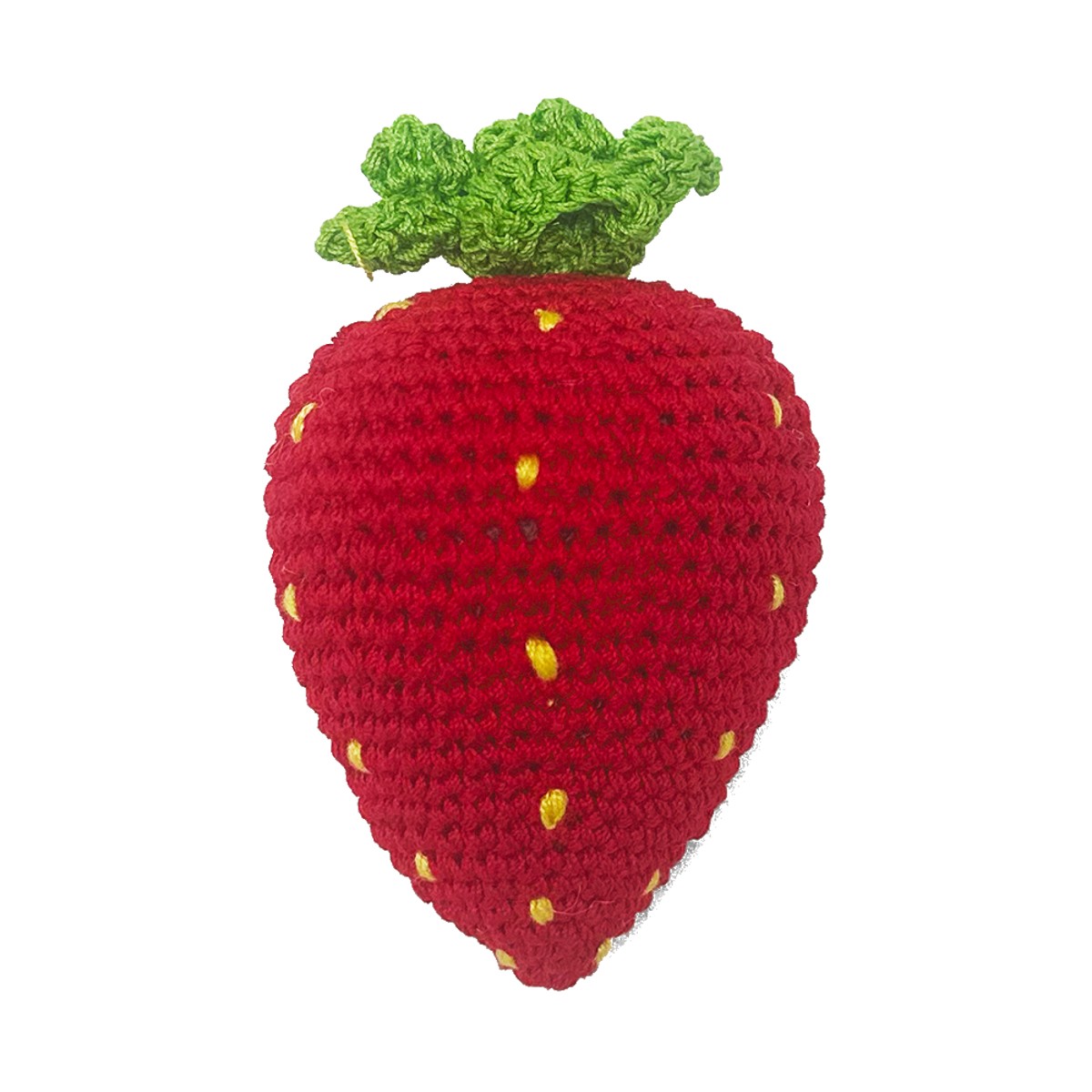 DOGO PAWer Crochet Dog Toy - Strawberry
