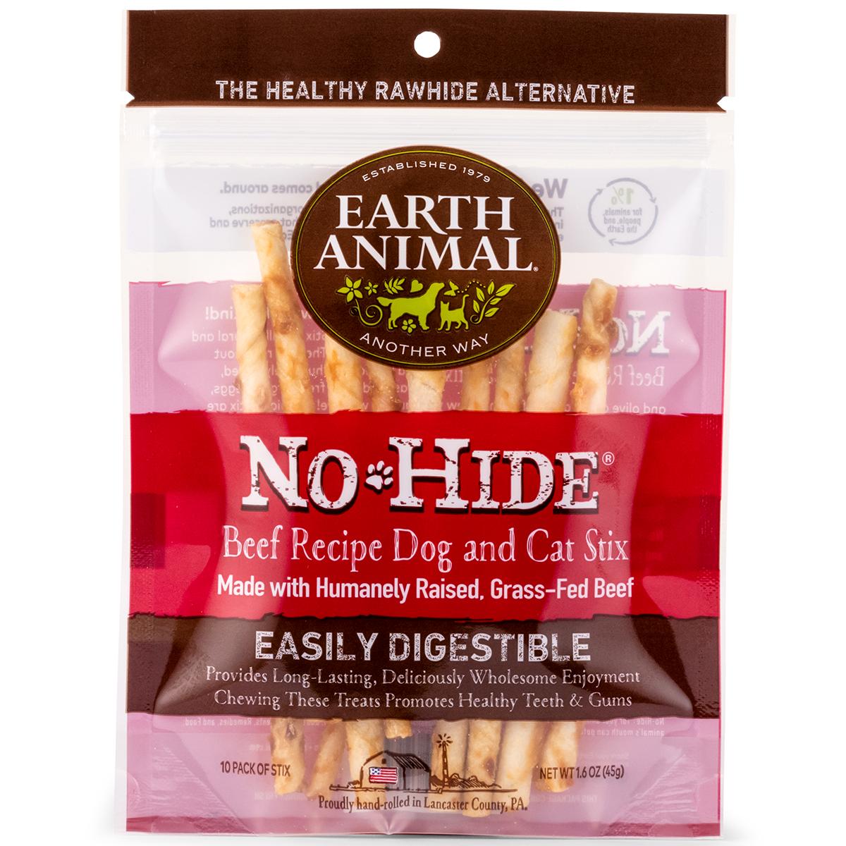 Earth Animal No-Hide Beef Recipe Stix Dog & Cat Treats