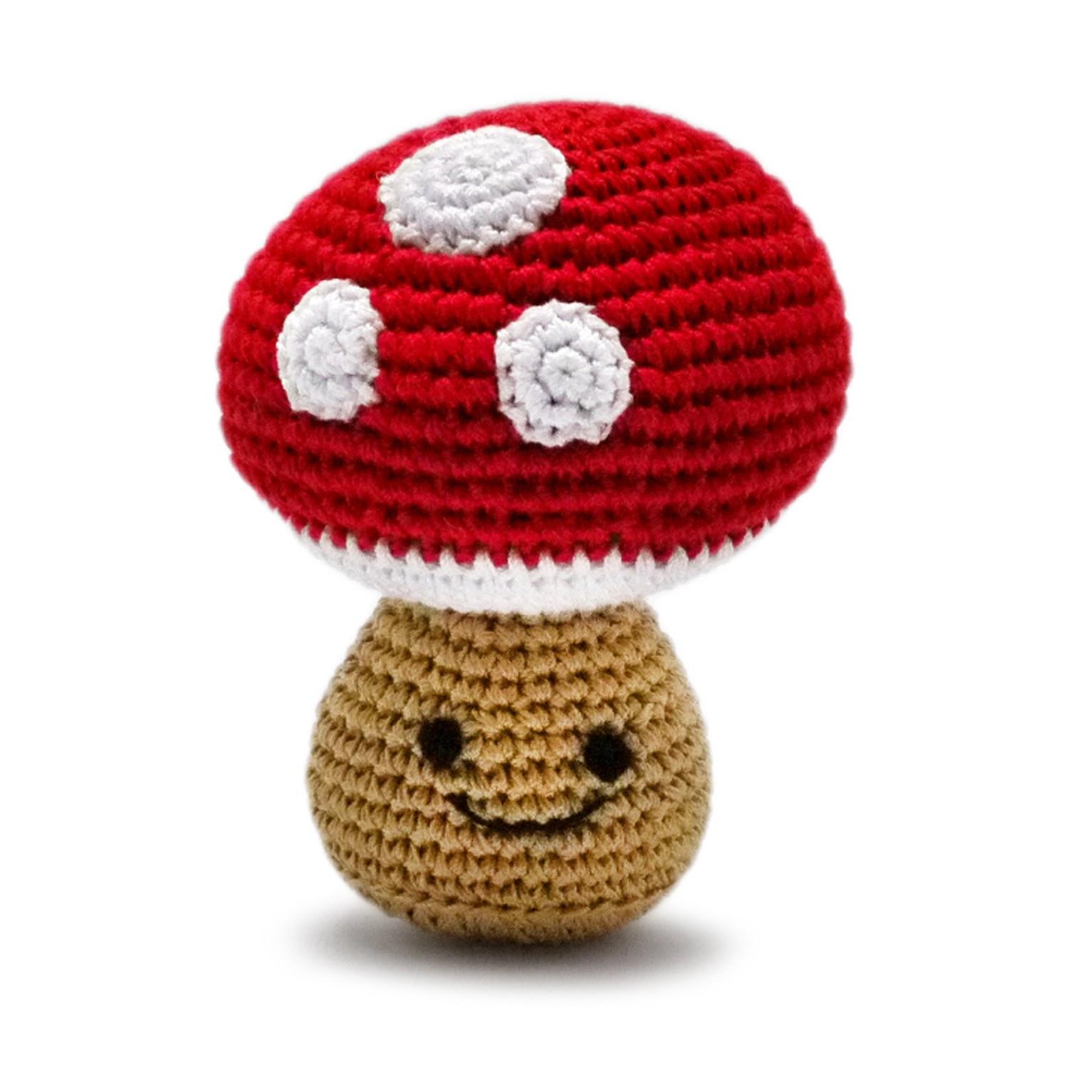 Dogo Crochet Dog Toy - Mushroom