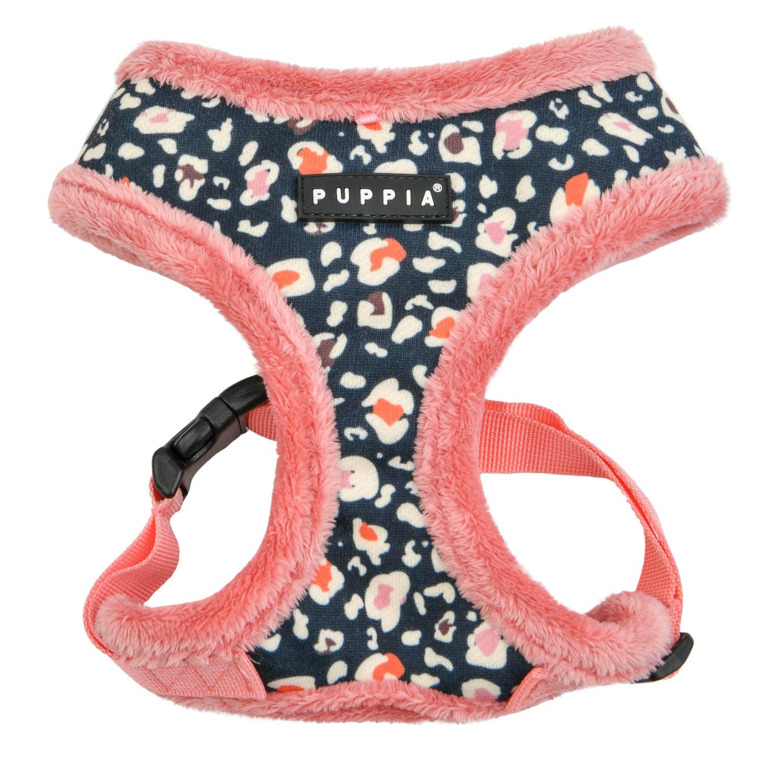 Elyse Basic Style Dog Harness By Puppia - Indian Pink