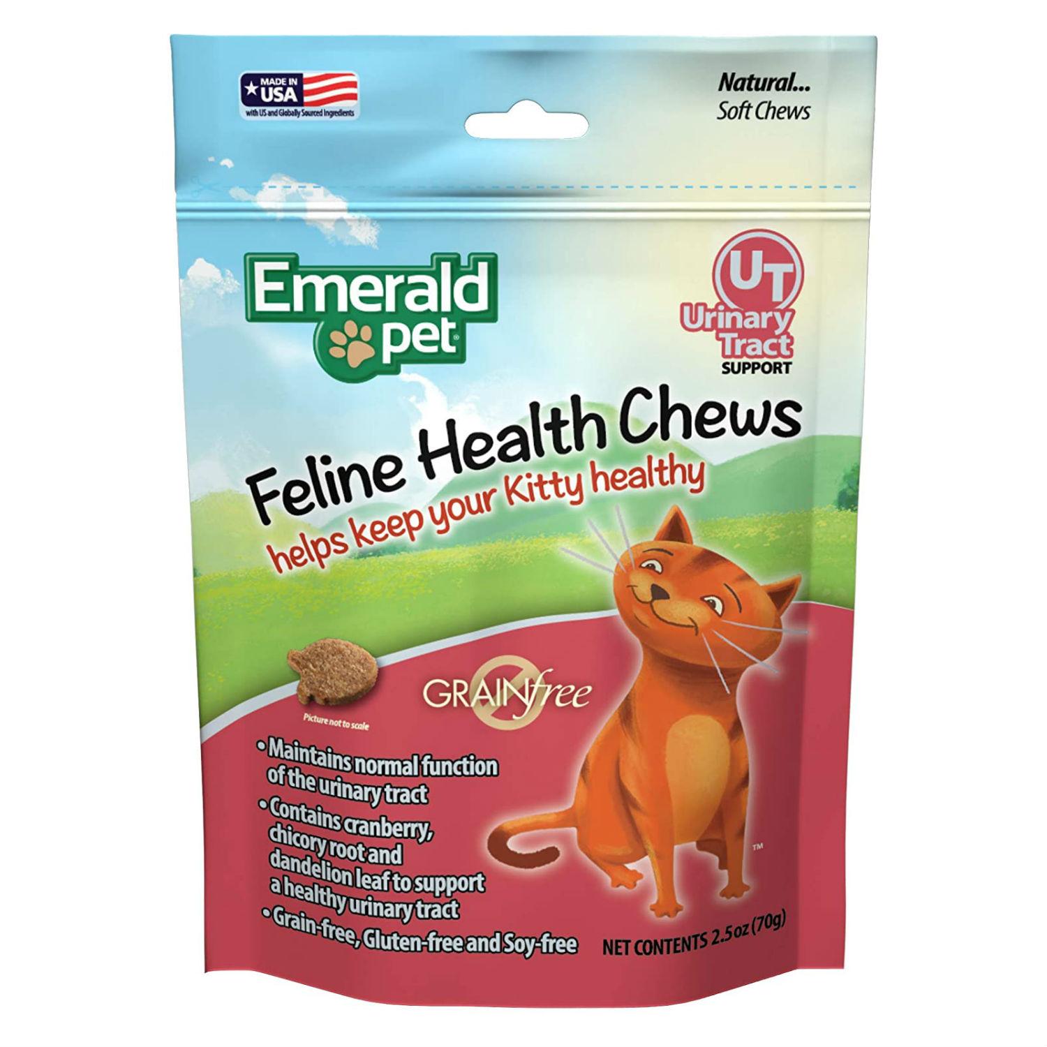 Emerald Pet Feline Health Cat Treats - Urinary Tract Support