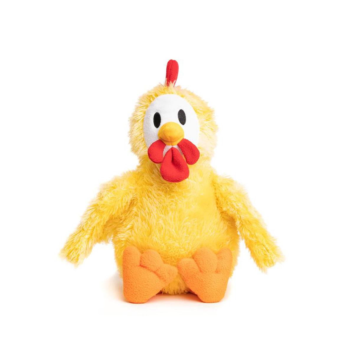 fabdog® fabtough™ Fluffy Plush Dog Toy - Chicken
