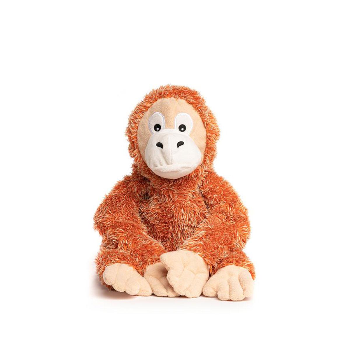 fabdog® fabtough™ Fluffy Plush Dog Toy - Orangutan