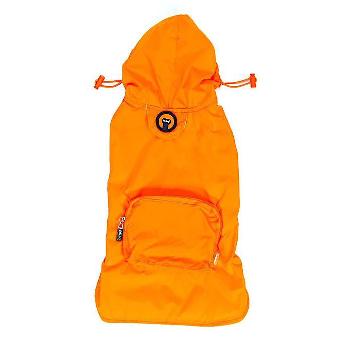 fabdog® Pocket Fold Up Dog Raincoat - Orange