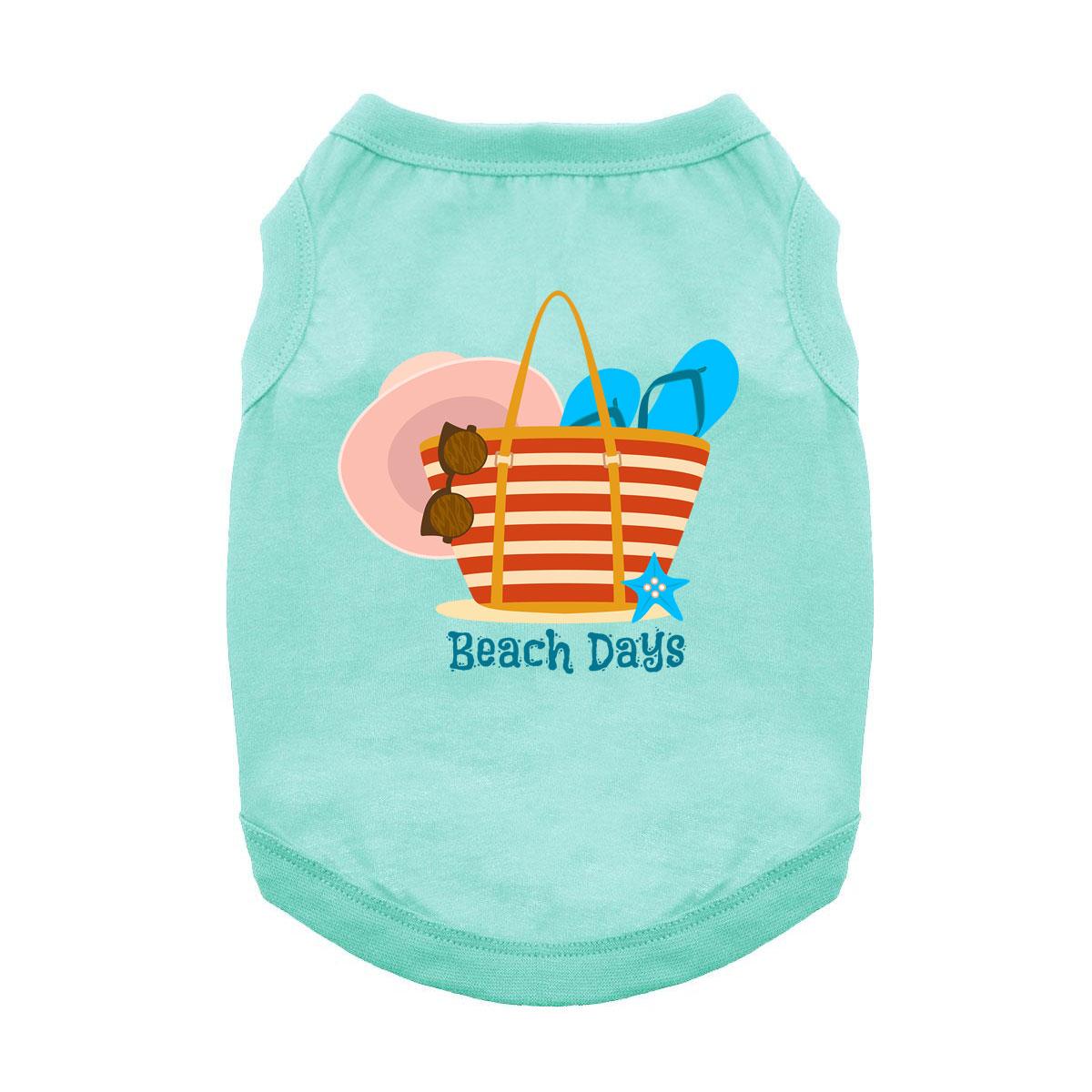 Beach Days Dog Shirt - Aqua
